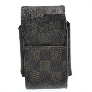 Auth Louis Vuitton Damier Ebene Cigarette Case